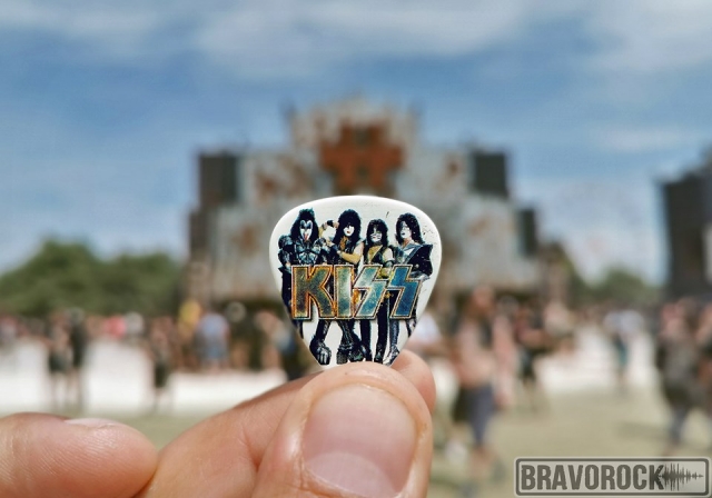 Guitar Pick Kiss - Hellfest 2019
