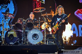 Kirk Hammett y Lars Ulrich - Metallica Hellfest 2023