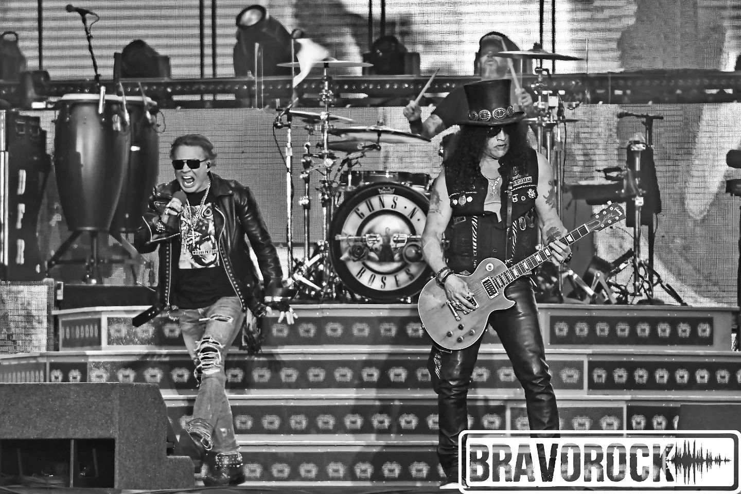 Axl Rose y Slash - Guns N' Roses - Hellfest 2022